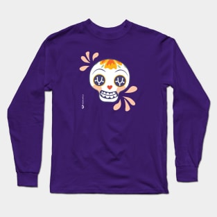 Dia de Muertos Sugar Skull #1 Long Sleeve T-Shirt